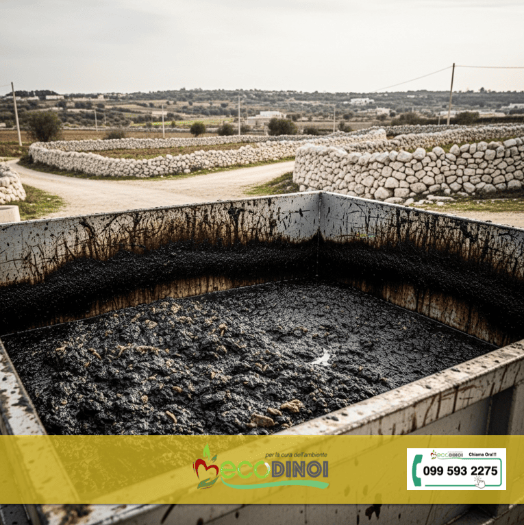 Rimozione e smaltimento fanghi oleosi da vasche di decantazione a Taranto – Servizio Ecodinoi